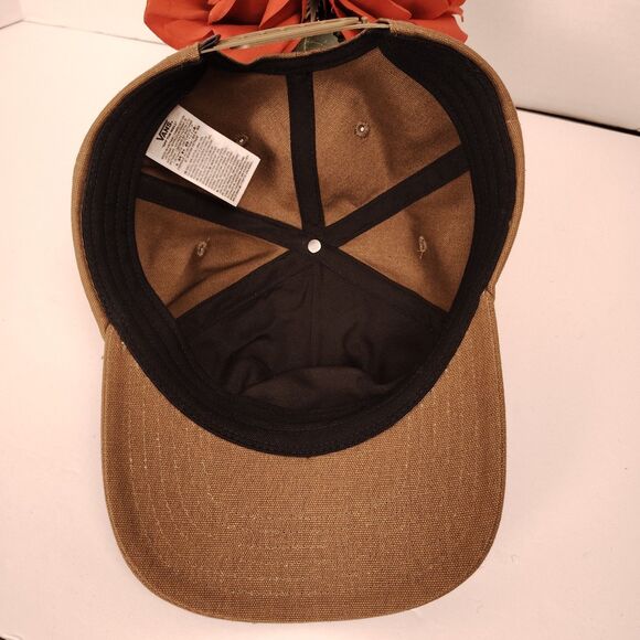 🔥 Rare Vans Skate Classics 66 Unstructured Hat Brown Sun Logo Snapback Cap - Picture 6 of 7